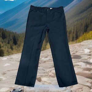 Vintage 90S LEVI'S  Gold Tab/Red Lable 517 Polyester Pants Mens 40*32 Black USA
